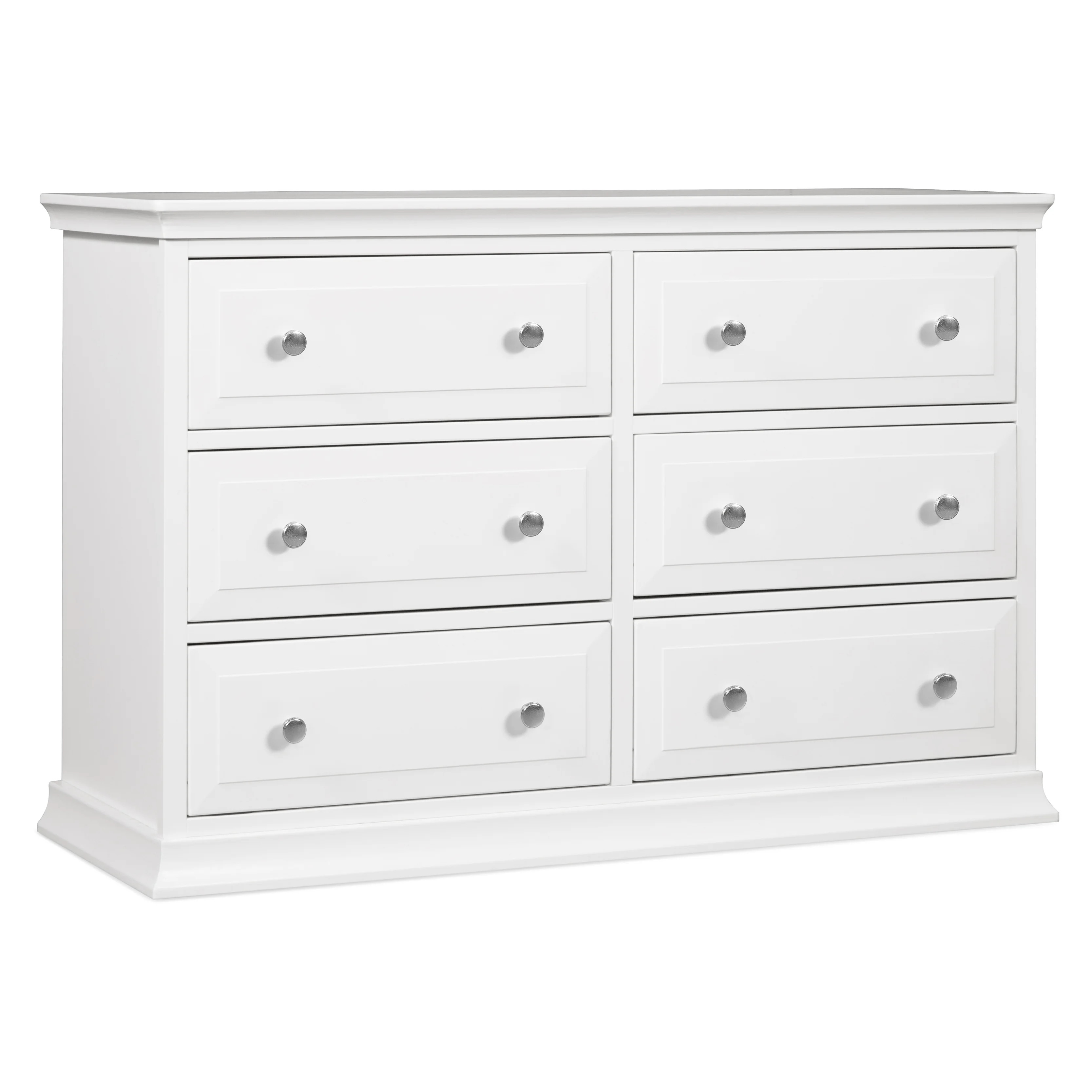 DaVinci Signature 6-Drawer Double Dresser in White | Walmart (US)