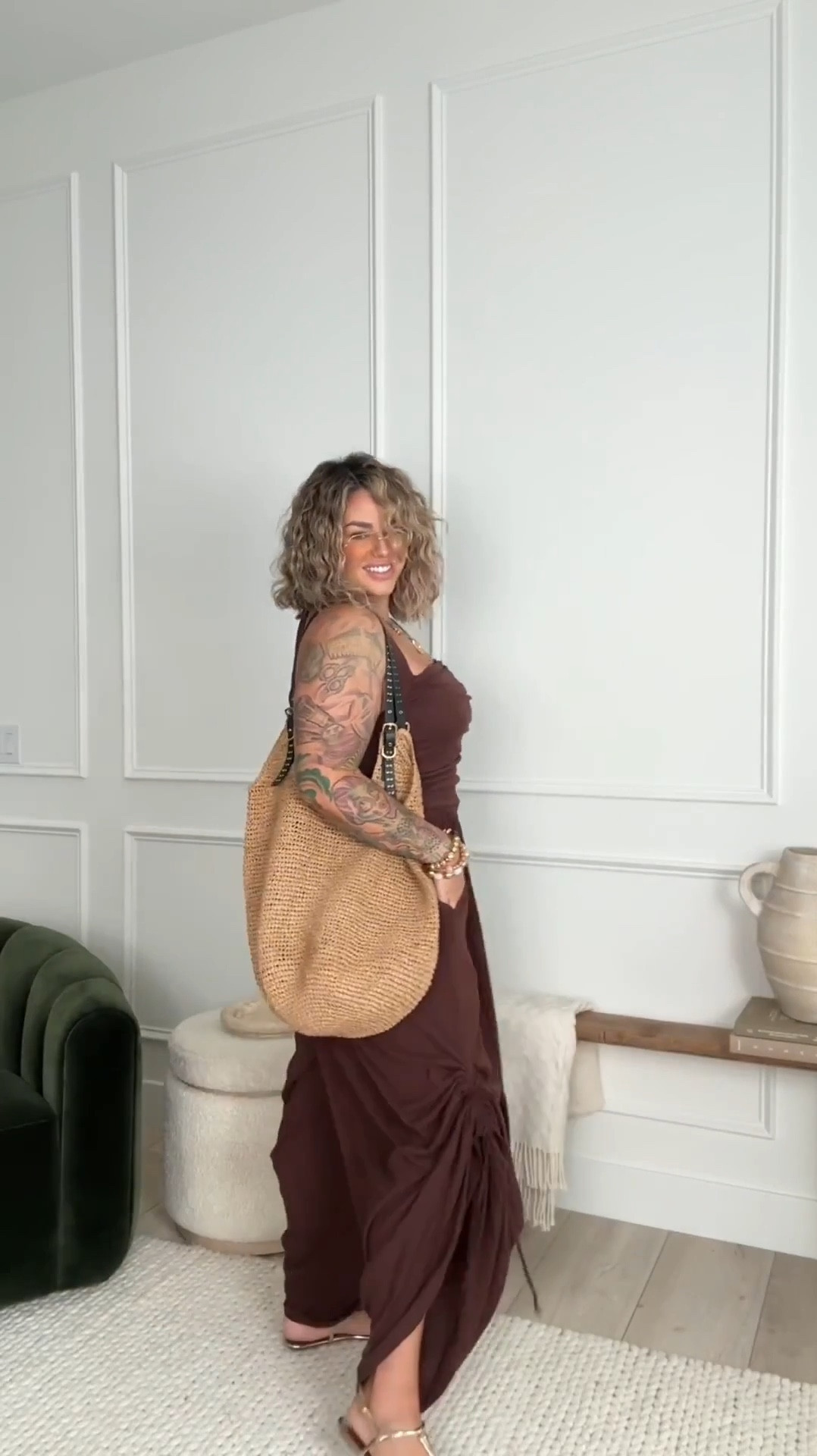 Jumpsuit was one I got from urban last year and then Amazon came out with the look for less this year and it’s the exact same ! I bought it in xl could have done L 

Also linked my fav strapless bra if you are on the hunt for one. 

All Jewlery is old no links sorry. 

Linked similar sandals 

Use code shaynaslife to save $ on dibs bronzer. 

Also linked my hair tool I used to get this hair. I think I have a tutorial on my IG in hair highlight. 

#amazon #summeroutfits #comfy #bronzer

Comment SHOP below to receive a DM with the link to this post on my LTK ⬇ https://liketk.it/6cTRn

https://liketk.it/6cTRn

Follow my shop @shaynaslife on the @shop.LTK app to shop this post and get my exclusive app-only content!

#liketkit #LTKSaleAlert #LTKMidsize
@shop.ltk
https://liketk.it/6dxk0