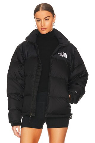 The North Face 1996 Retro Nuptse Jacket in Recycled TNF Black from Revolve.com | Revolve Clothing (Global)