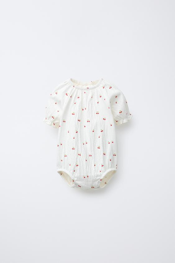 CHERRY PRINT BODYSUIT | Zara US