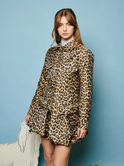 Lola Leopard Jacquard Jacket | Sister Jane (UK)