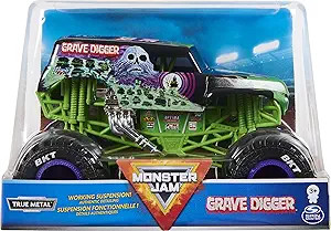 Monster Jam Official Grave Digger Monster Truck - Grave Digger Collector 1:24 Scale Die-Cast Vehi... | Amazon (US)