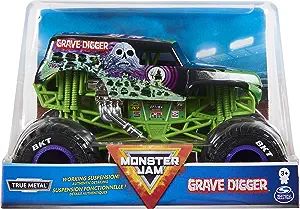 Monster Jam Official Grave Digger Monster Truck - Grave Digger Collector 1:24 Scale Die-Cast Vehi... | Amazon (US)