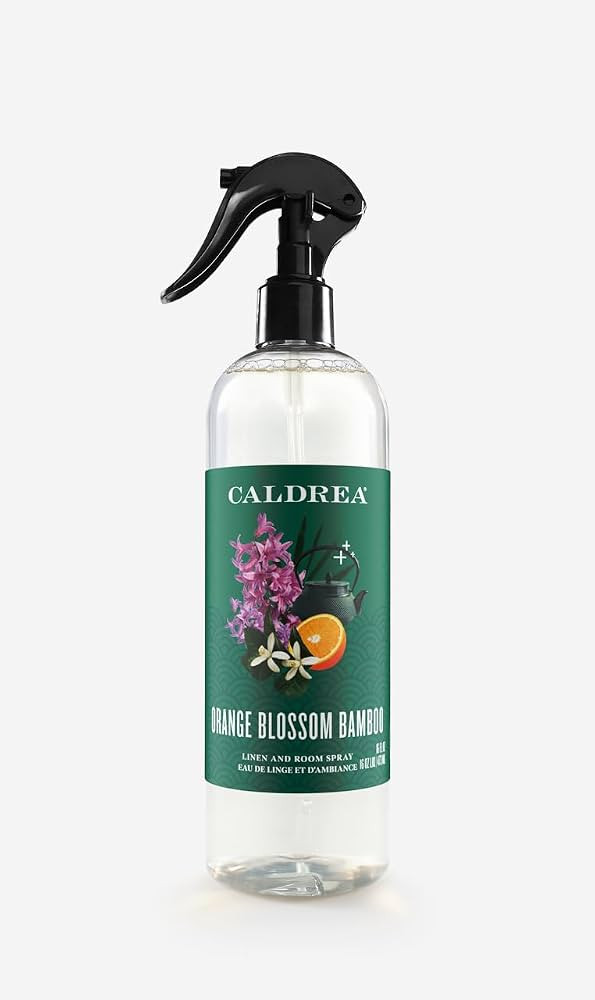 Caldrea Linen and Room Spray Air Freshener, Made with Orange Peel and Ylang Ylang flower Essentia... | Amazon (US)