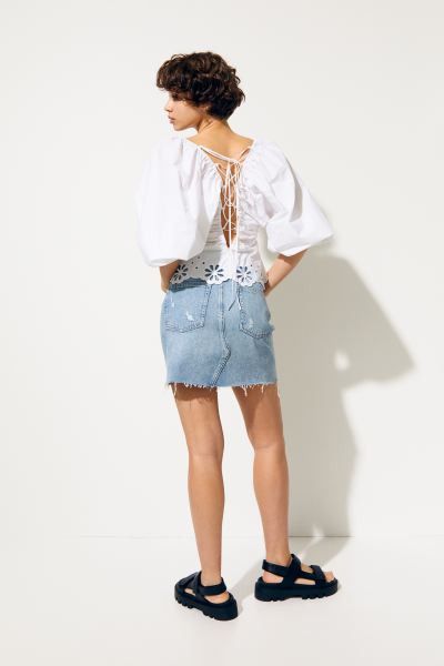 Ultra High Waist Denim Skirt | H&M (US + CA)