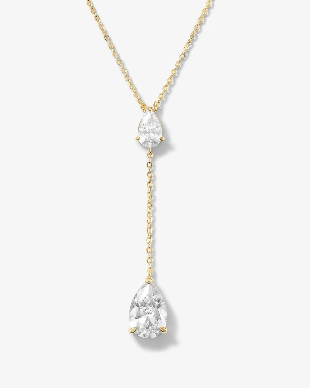 “I Gotta Have That” Necklace - Gold|White Diamondettes | Melinda Maria Jewelry