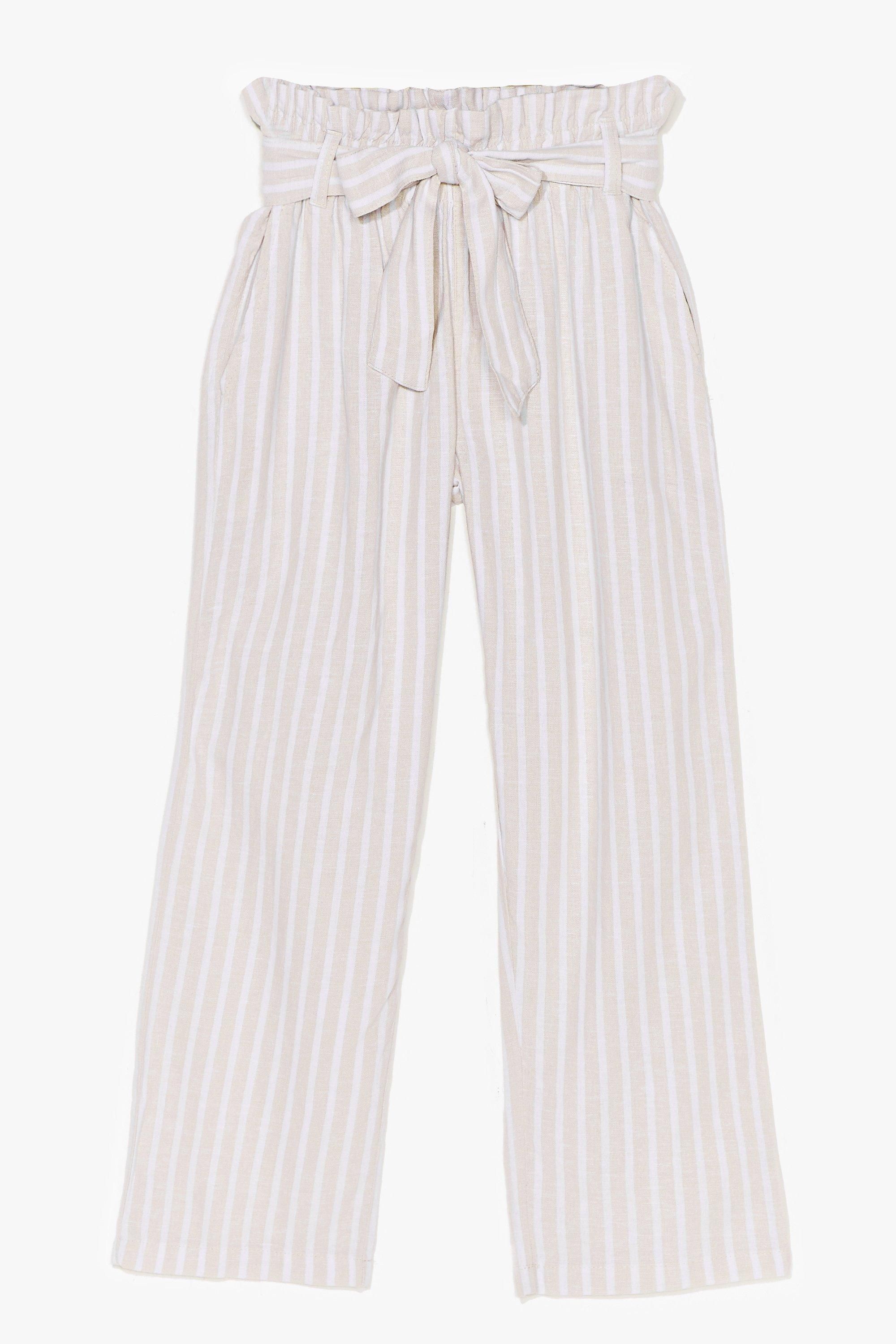 Strictly Business Paperbag Stripe Pants | NastyGal (US & CA)