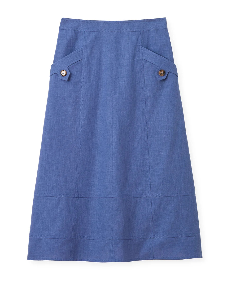 SU26 Alice Button Skirt-Coastal Indigo | Cartolina