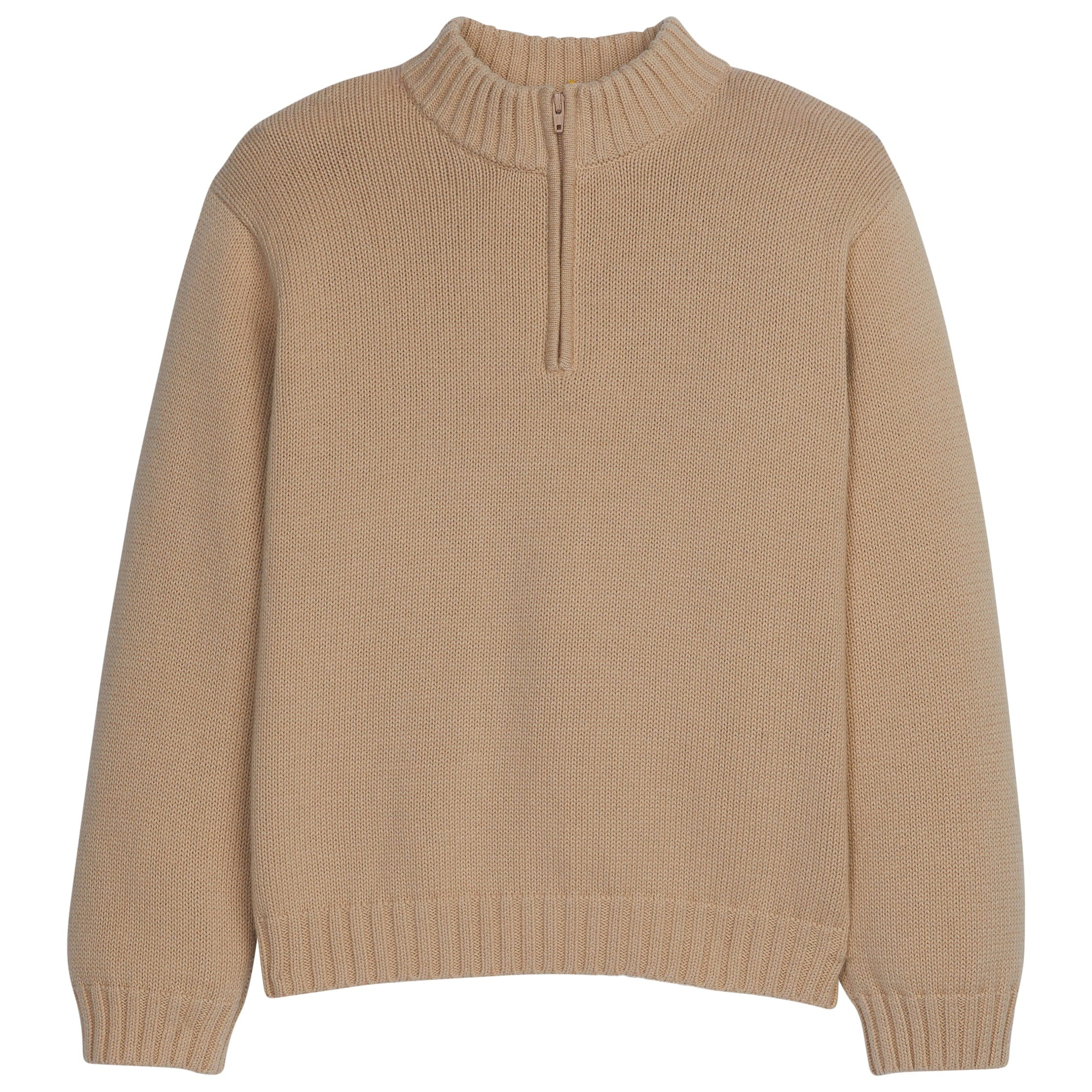 Boy's Quarter Zip Sweater - Classic Kids Clothes | Little English