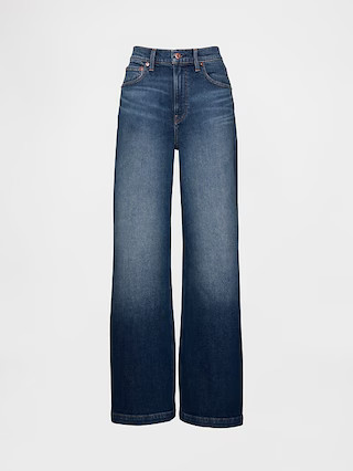 High Rise Stride Wide-Leg Jeans | Gap (US)