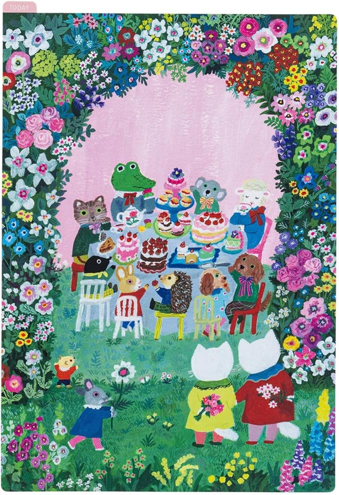 Hobonichi Techo Accessories Yumi Kitagishi: Hobonichi Pencil Board for A5 Size (In the Garden) | Amazon (US)