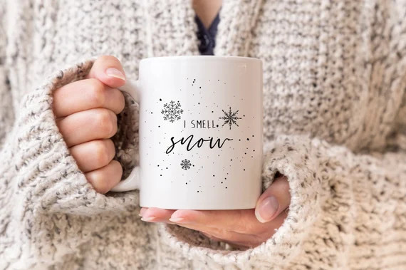 Personalized Christmas Mug, Snow Mug, Holiday Mug, Christmas Gift, Printed Mugs, Xmas mugs, Chris... | Etsy (US)