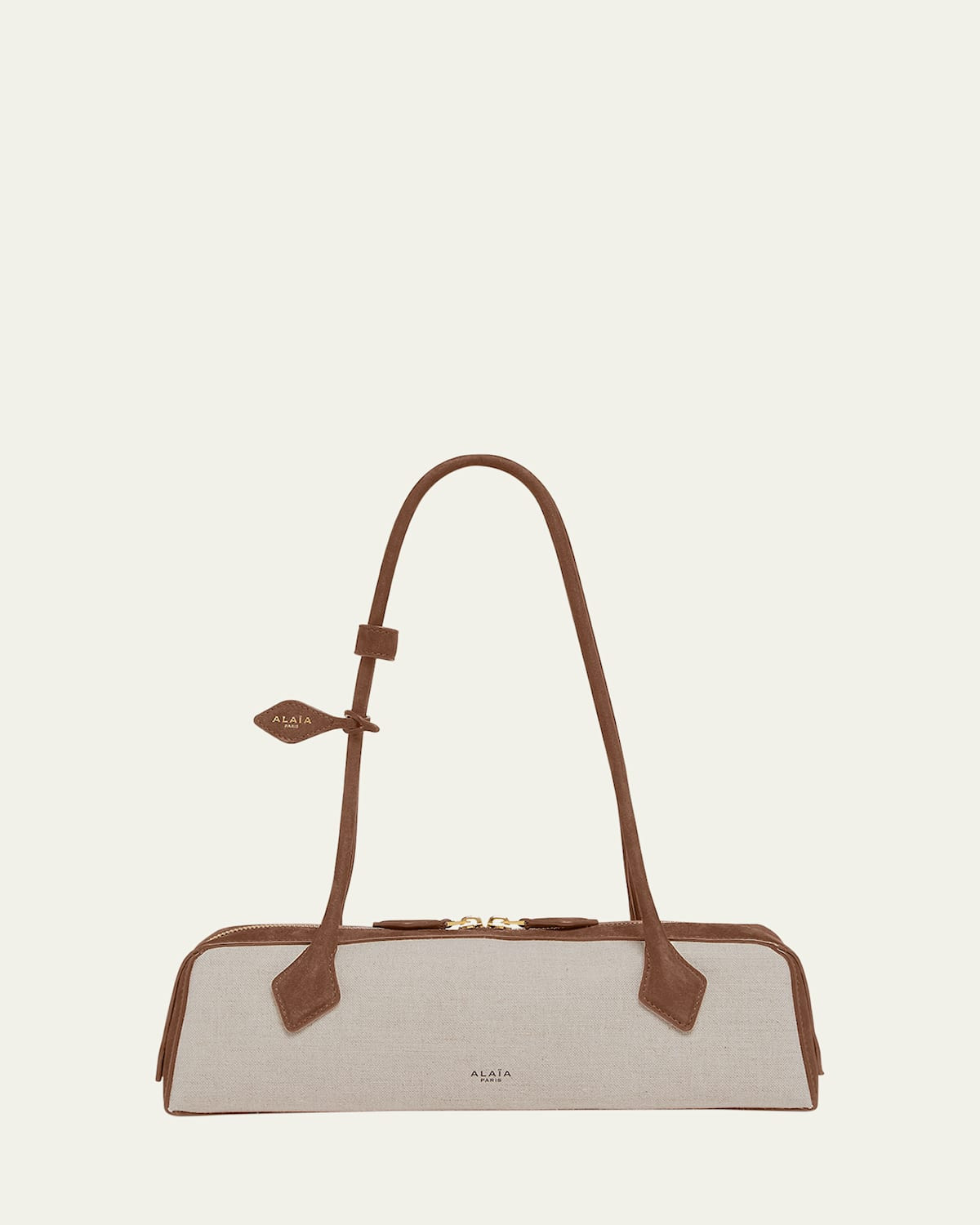 Le Teckel Medium Shoulder Bag in Canvas and Leather | Bergdorf Goodman