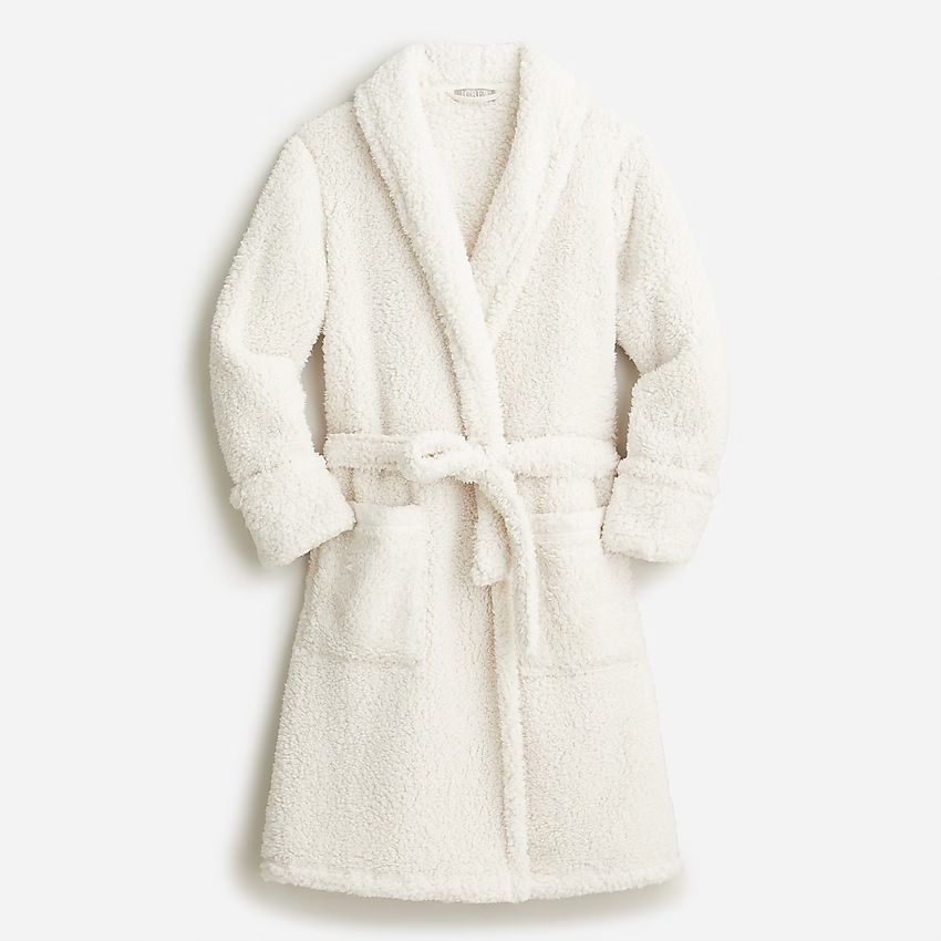 Cozy sherpa robe | J.Crew US