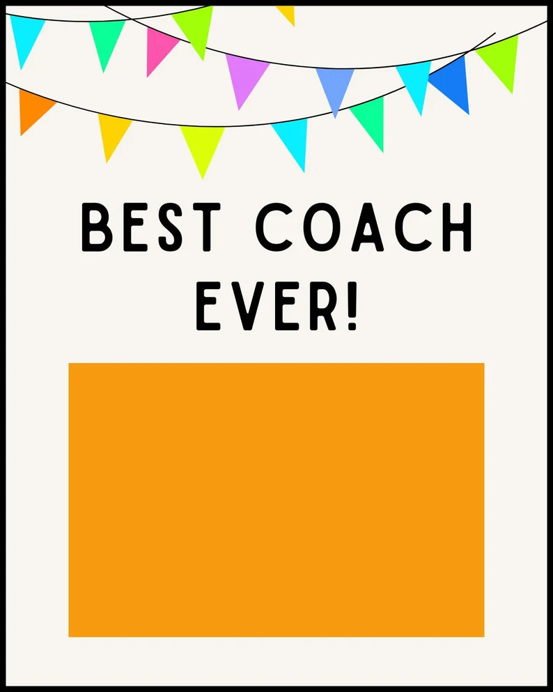 Best Coach Ever Gift Card Tag | Coach Appreciation Gift Ideas | End of Season Gift Tags | Tag for... | Etsy (US)