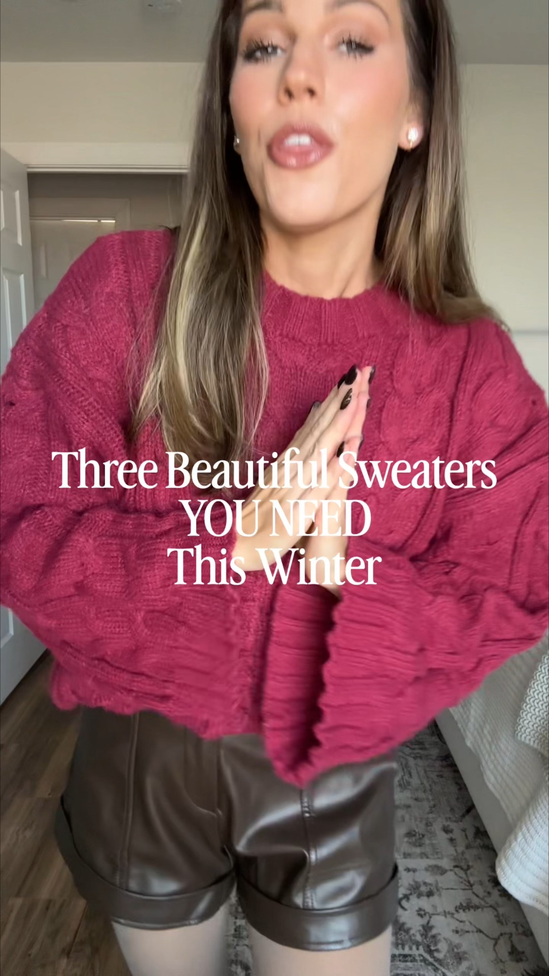 Three warm sweaters that prove cozy can still look chic ✨ A classic cable knit that gives timeless, polished vibes, a cozy high-neck long cardigan that feels like a wearable blanket (perfect for layering on cold mornings), and a black cardigan sweater that goes with everything—from leggings to denim to dressed-up basics. All three are soft, flattering, and surprisingly affordable, making them easy staples you’ll reach for on repeat all season long. Cozy, elevated, and budget-friendly… we love to see it 🖤

#LTKFindsUnder50 #LTKSeasonal #LTKootd