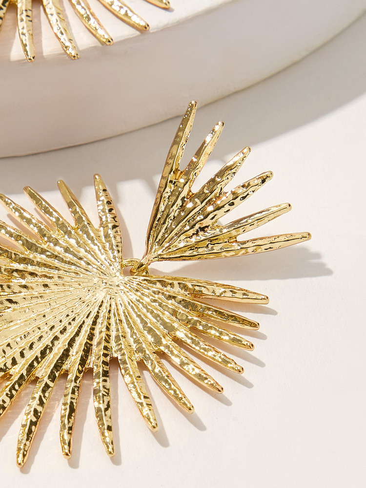 Radiation Shaped Drop Earring 1pair | SHEIN