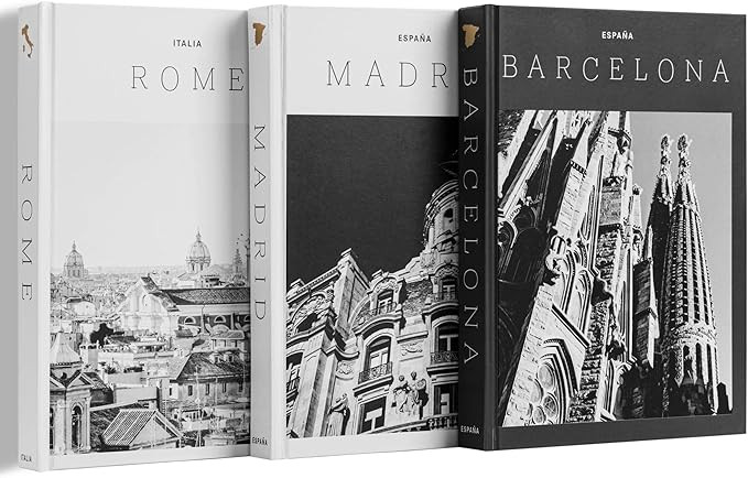 Set of 3 XL Decorative Blank Book Set - Hardcover Books for Decoration - Great for Tabletops, Cof... | Amazon (US)