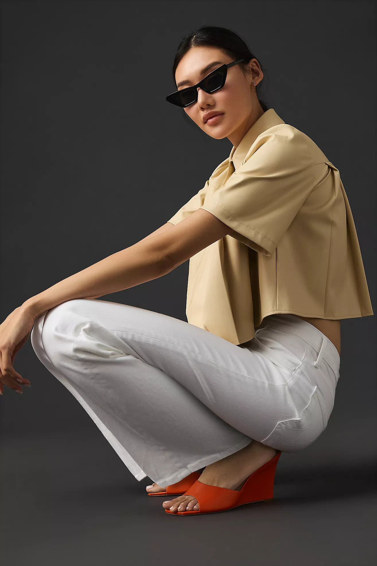 MOTHER The Rambler Zip Ankle Jeans | Anthropologie (US)