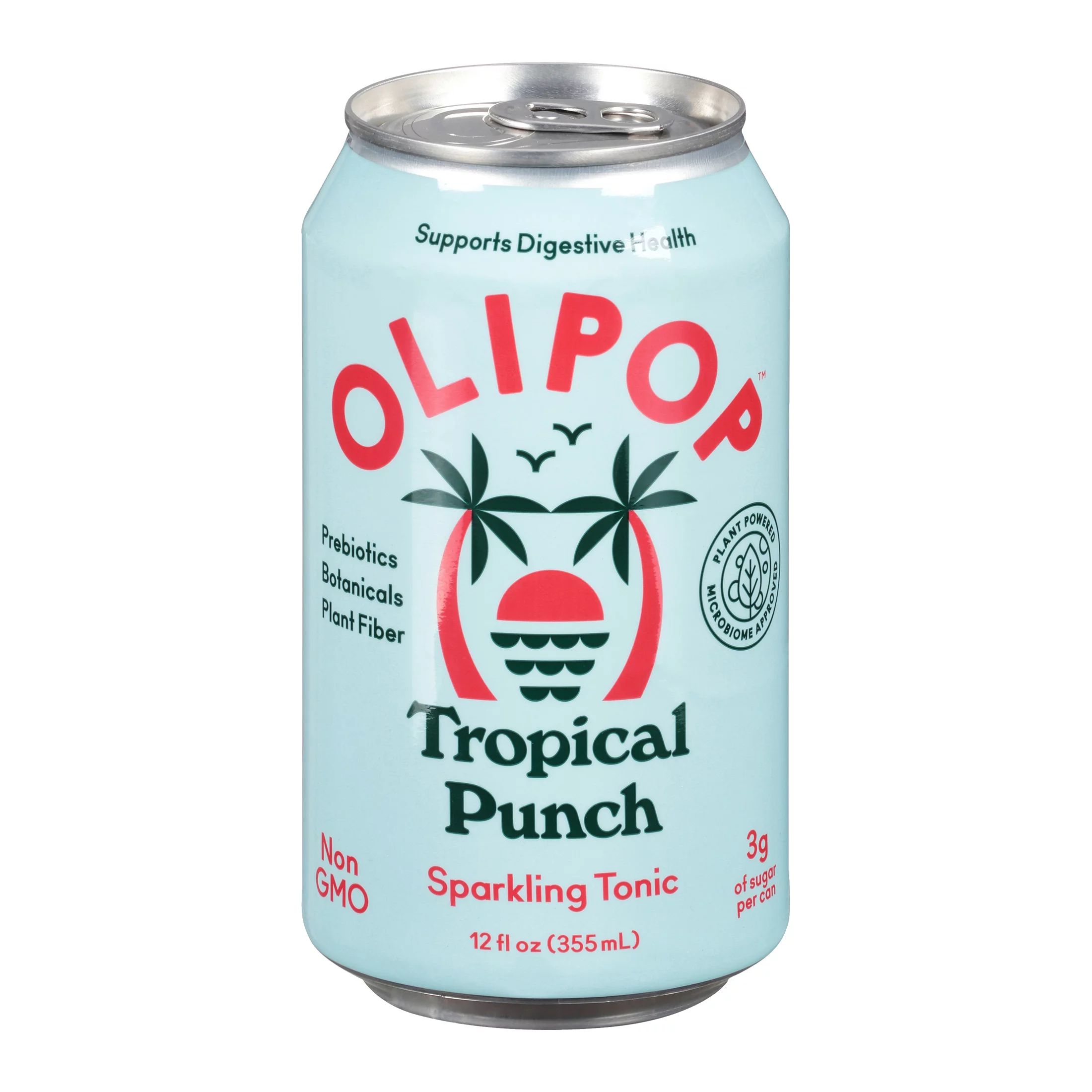 OLIPOP A New Kind of Soda, Tropical Punch Sparkling Tonic, 12 fl oz - Walmart.com | Walmart (US)