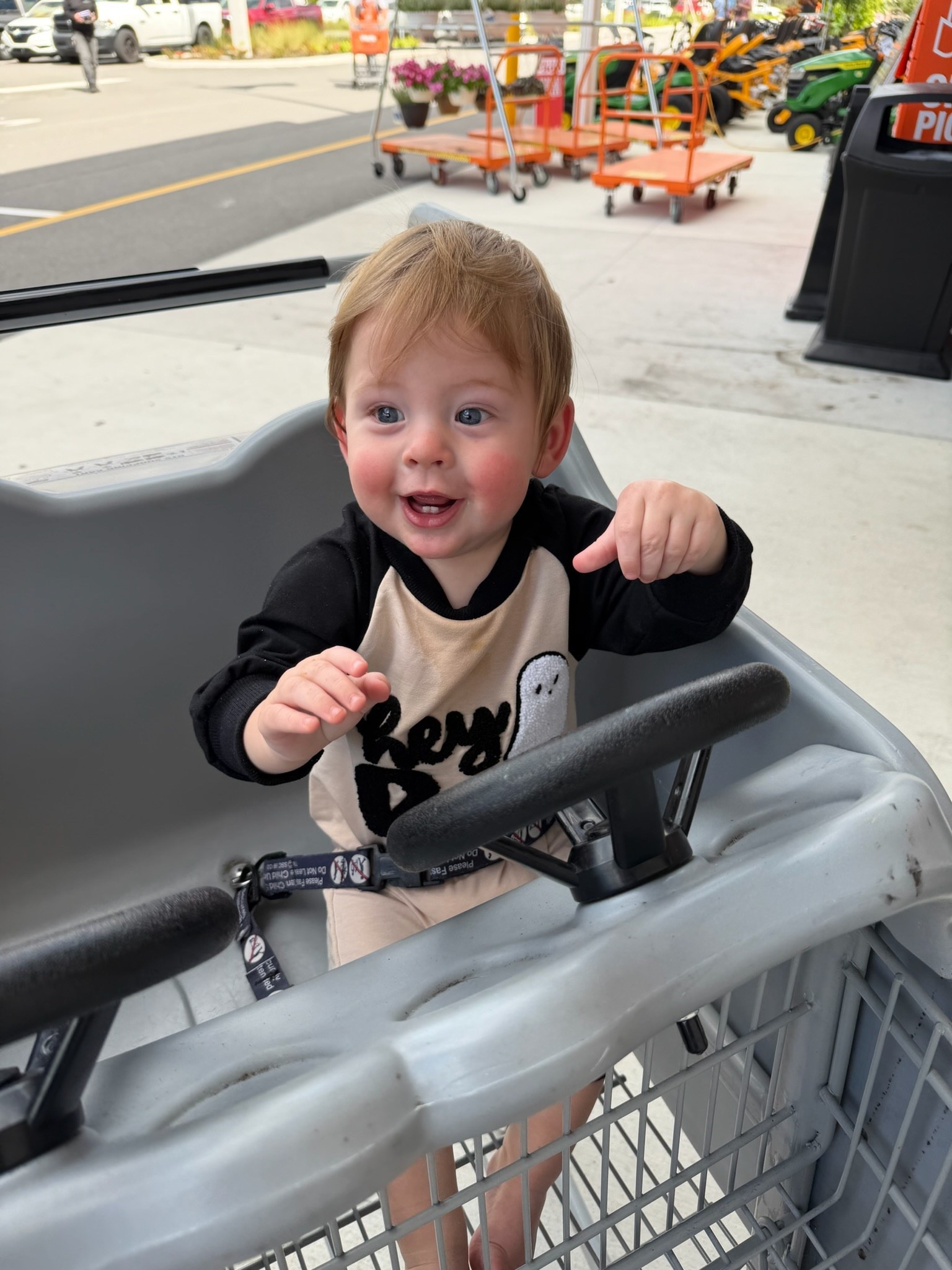 Little man is the best shopping buddy! In his cute “hey boo” Halloween outfit from Amazon! 

#LTKBaby #LTKHalloween #LTKFamily