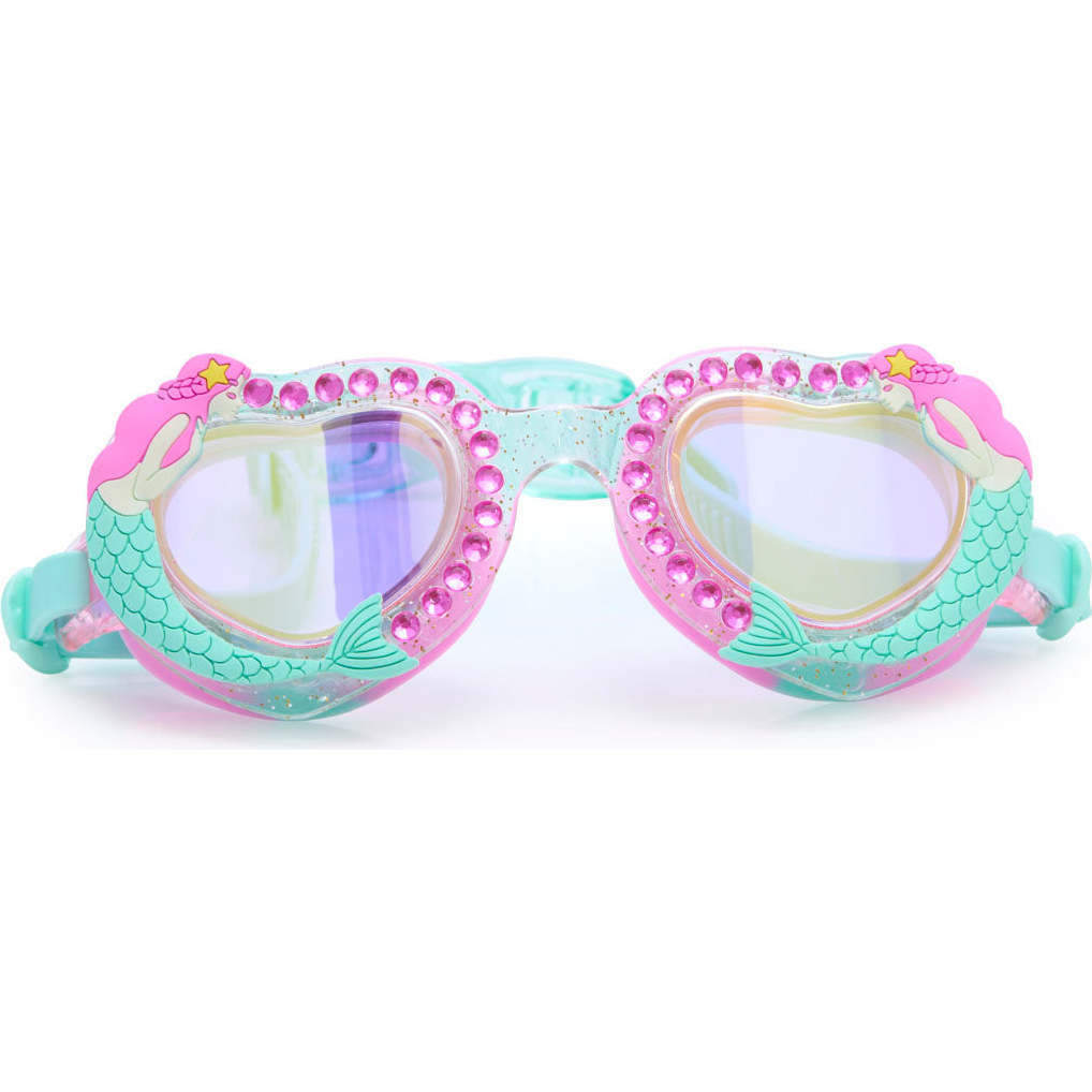 Mermaid Heart Youth Swim Goggle, Multicolors | Maisonette