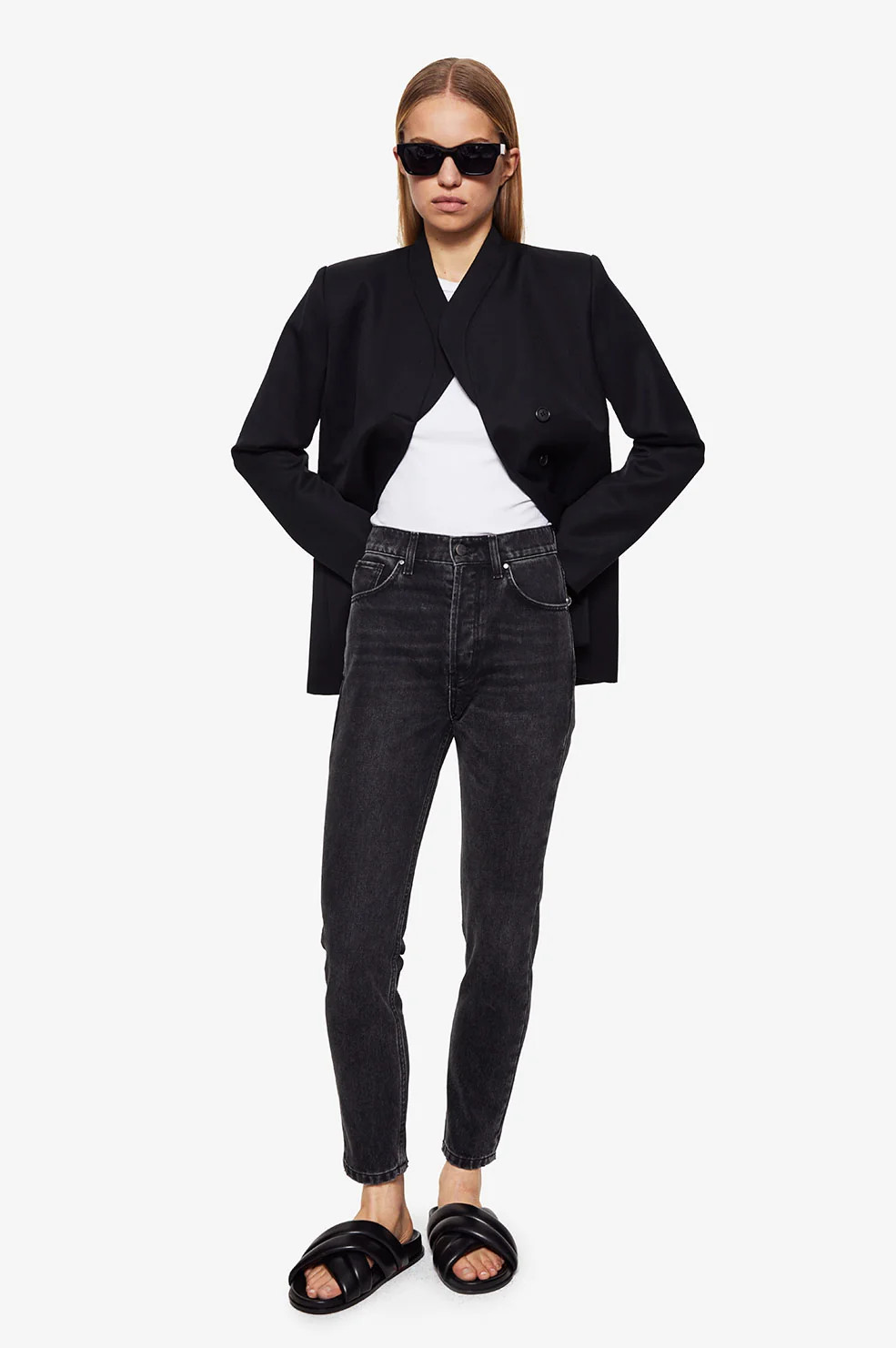 ANINE BING Sonya Jean in Charcoal | Anine Bing