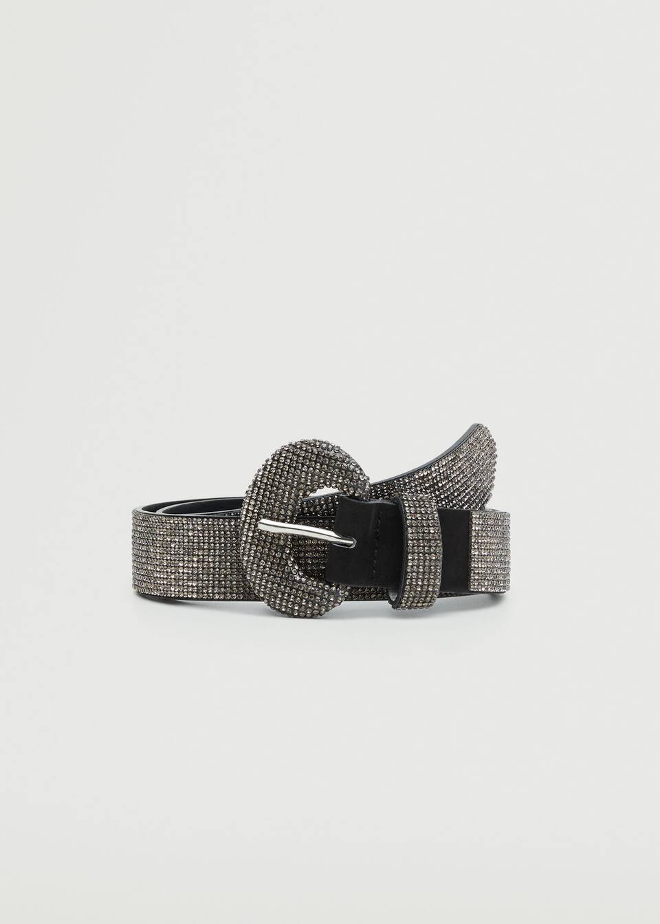Strass buckle belt | MANGO (US)