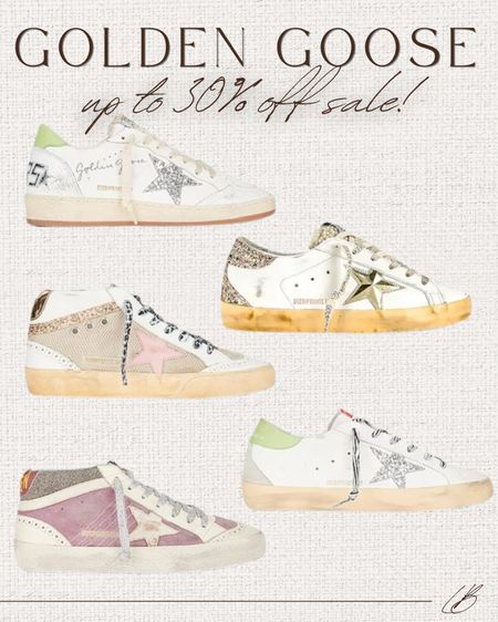 Golden Goose sneakers on sale!!! 

#LTKstyletip #LTKshoecrush #LTKsalealert