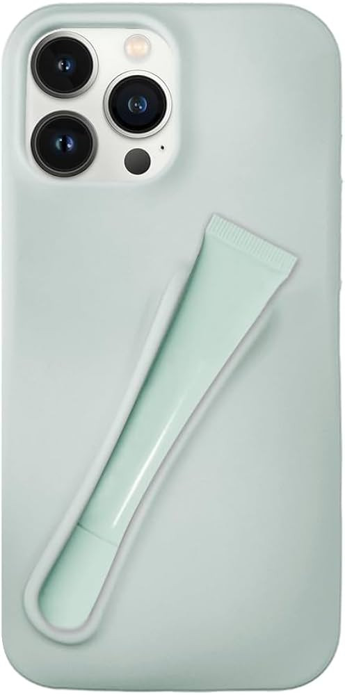 Lip Gloss iPhone 13 Pro Case - Premium Silky Silicone Lip and Phone Case with Puffy Back and Tact... | Amazon (US)