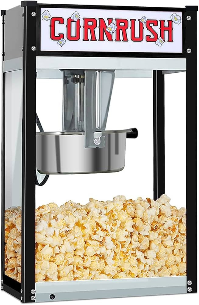 Popcorn Machine Movie Theater Style Tabletop Popcorn Popper Machine 8 Ounce for Home Old Fashione... | Amazon (US)