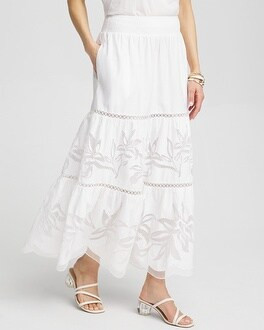 Poplin Pull-on Maxi Skirt | Chico's