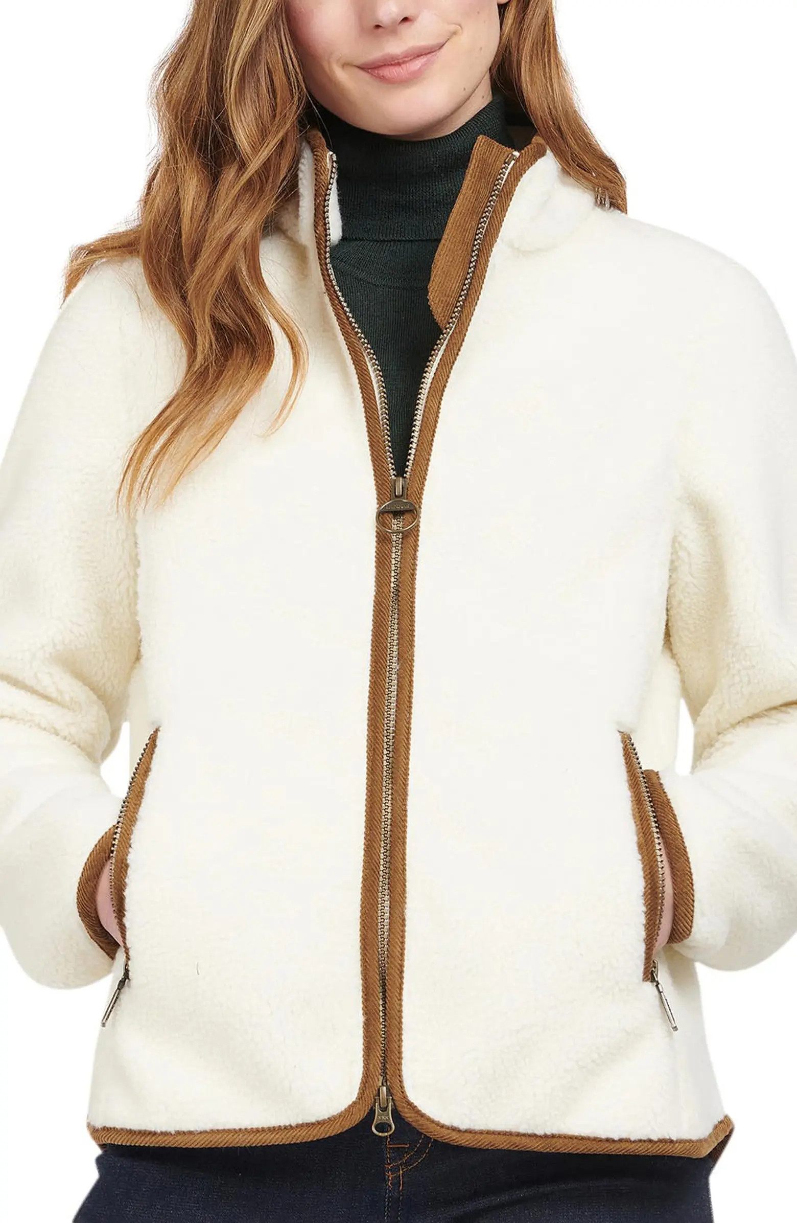 Barbour Lavenham High Pile Fleece Jacket | Nordstrom | Nordstrom