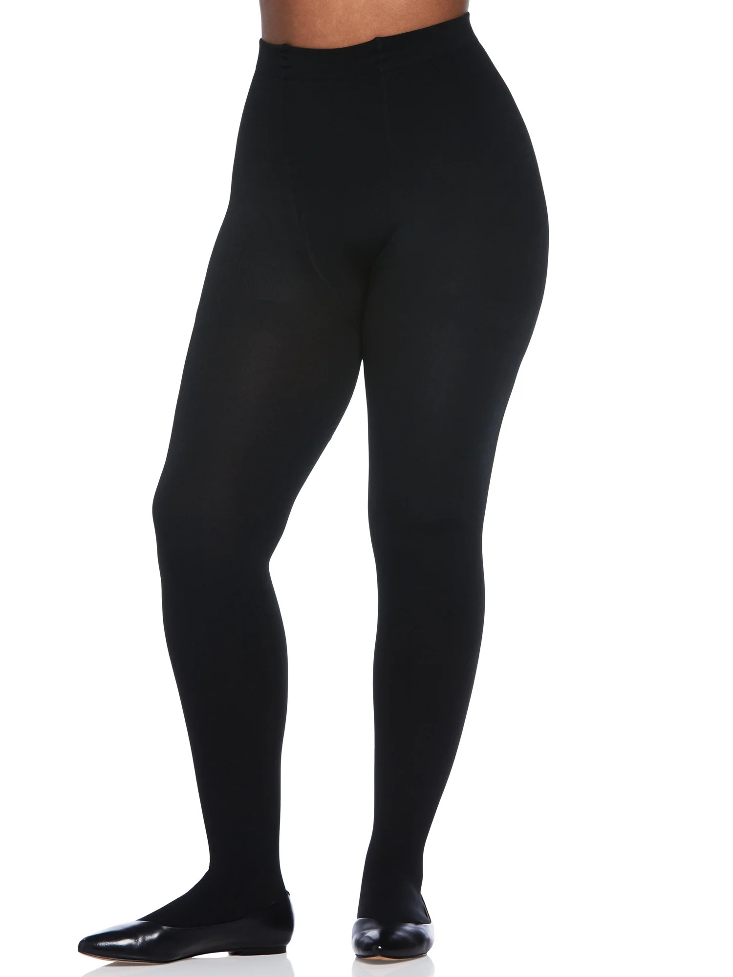 Berkshire Womens Plus Size Easy On! Thermal Plush Tights Style-5046 - Walmart.com | Walmart (US)
