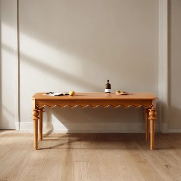 Shuban Solid Wood Base Dining Table | Wayfair North America