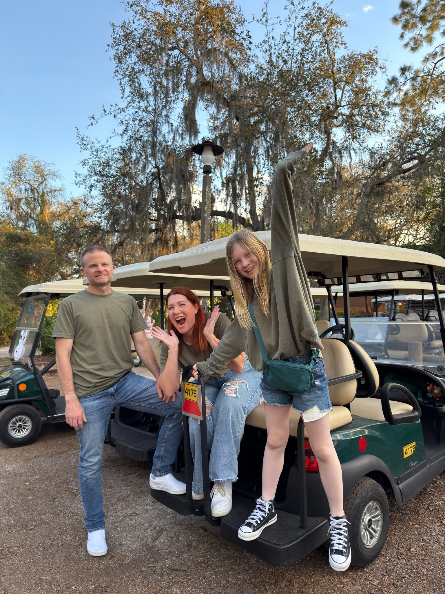 Family Disney outfit : these olive tees and jeans are perfect for easy coordination and the tween jean shorts are perfect on sale! 

#LTKFamily #LTKSaleAlert #LTKMidsize