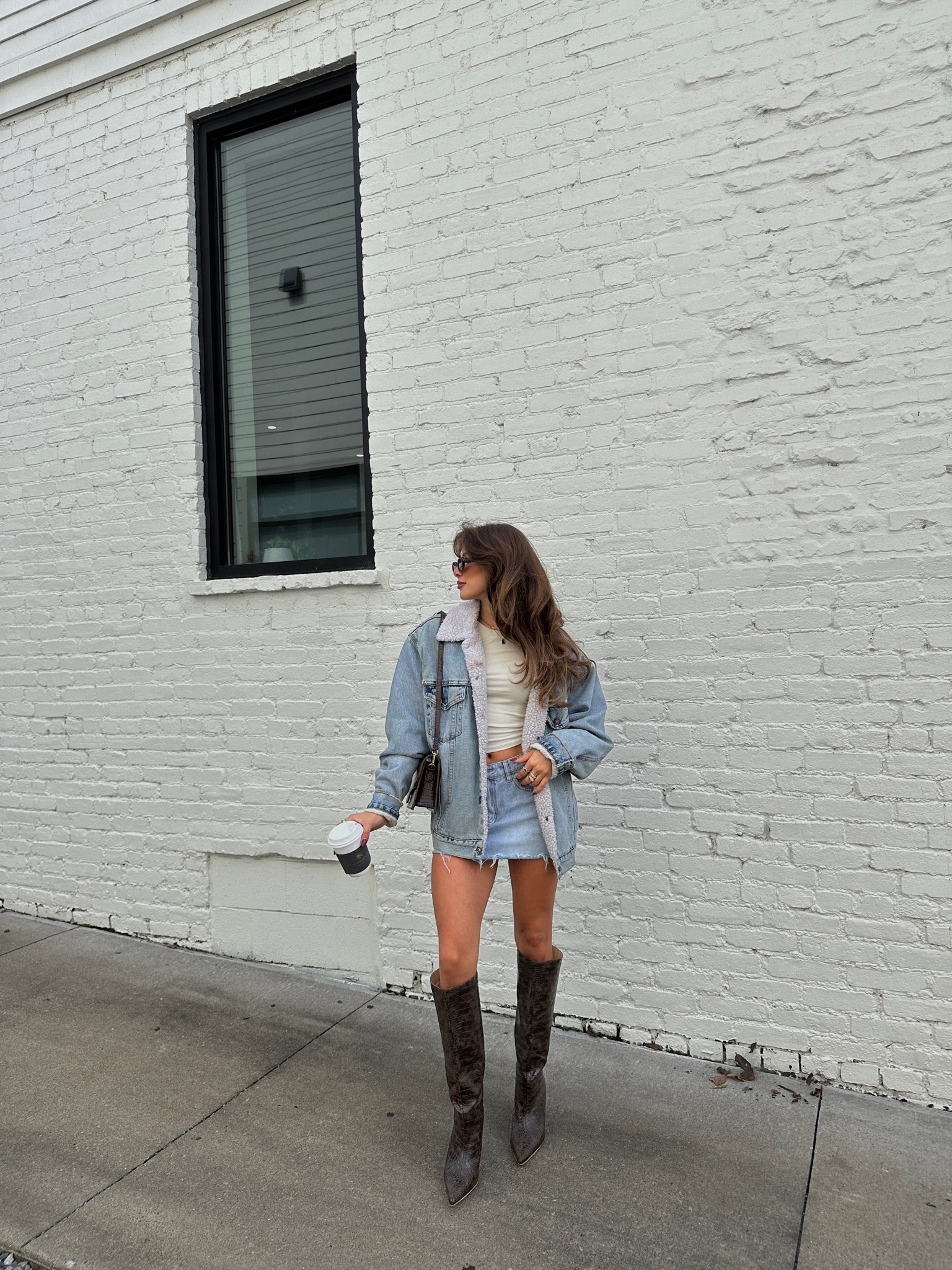 Denim moment 🦋 —jacket is vintage Levi’s but I linked a similar one 