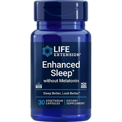 Enhanced Natural Sleep Without Melatonin by Life Extension  -  30 Capsule | Target