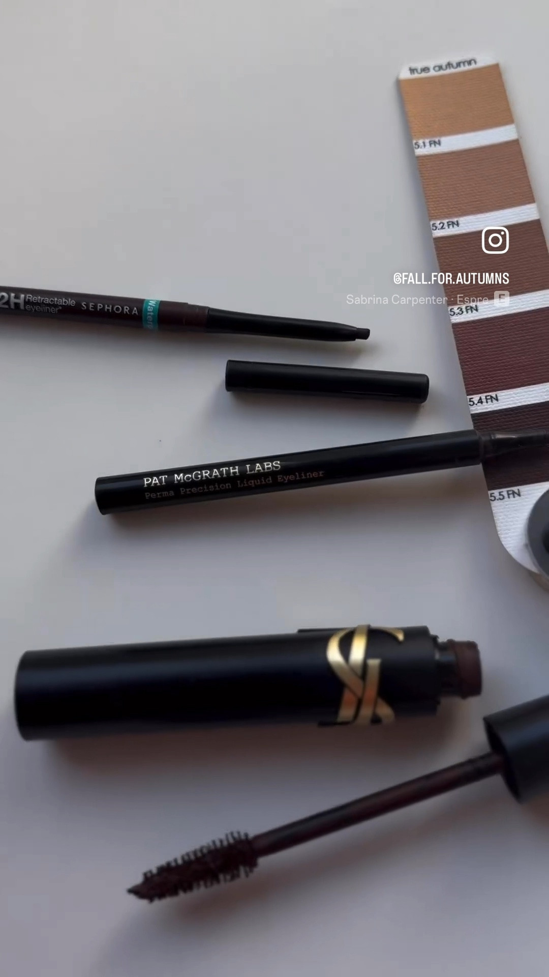 My favorite brown mascara and eyeliner!

Brown eyeliner, brown mascara, YSL, Sephora, Pat McGrath, makeup, natural, autumn, soft autumn, dark autumn, true autumn, HOC autumn, spring, true spring, warm spring, warm autumn, bright spring, color analysis, warm undertones, tubing mascara

#LTKBeauty #LTKFindsUnder50 #LTKStyleTip