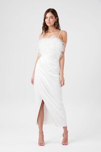 Faux Feather Cami Maxi Dress | Forever 21 (US)