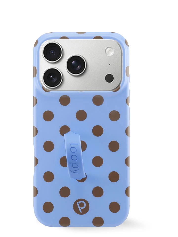 Loopy Cases - Blue Polka Dot | Loopy Cases