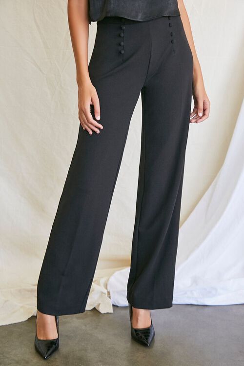 High-Rise Double-Breasted Pants | Forever 21 (US)