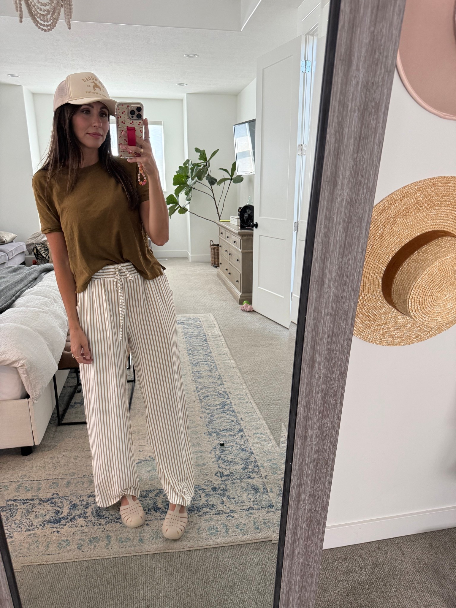 These Amazon pants are going to be my go-to this fall season. They are SO soft and stretchy and cozy!! I am ordering another color asap! Wearing a size small. Also, these Melissa jelly sandals are my favorite. They smell good and are so comfy and cute! A bunch of colors are on summer clearance so I’ll link those too! Size down if in between sizes (I am a 6.5, wearing a 6).

#LTKShoeCrush #LTKFindsUnder50 #LTKSaleAlert