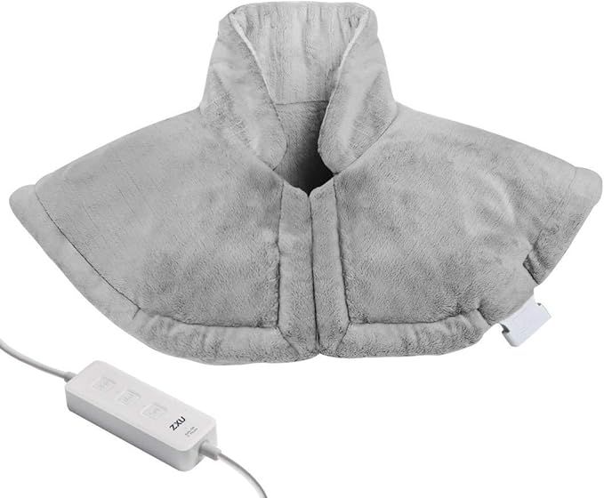 Heating Pad for Neck and Shoulder，Electric Heated Neck Wrap for Neck and Shoulder Pain Relief w... | Amazon (US)