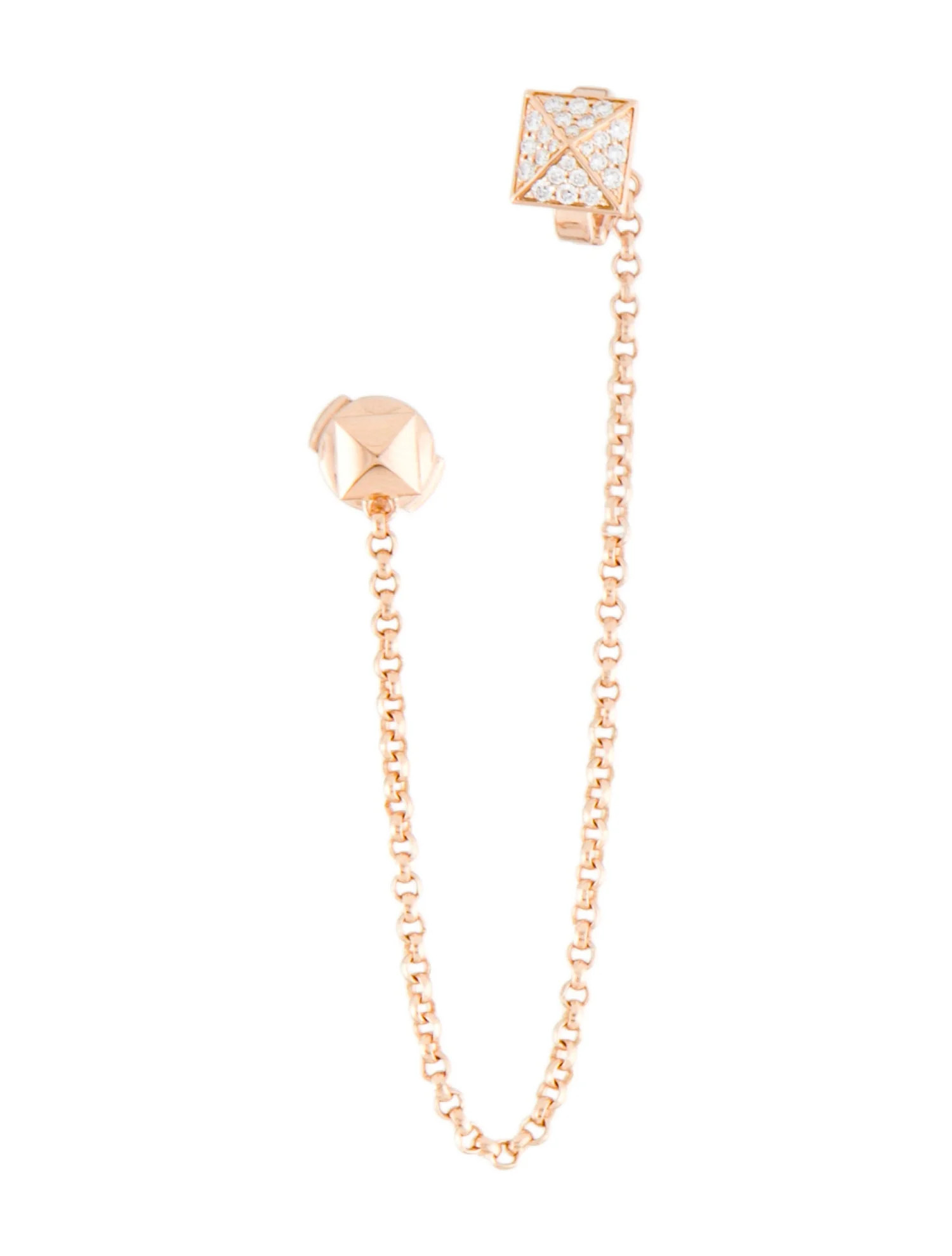 18K Diamond Clou d'H Single Cuff Earring | The RealReal