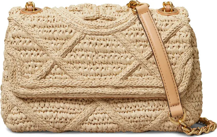Fleming Small Straw Convertible Shoulder Bag | Nordstrom