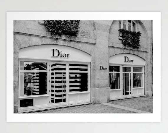 Dior Store Art Print, designer wall art | Etsy (US)
