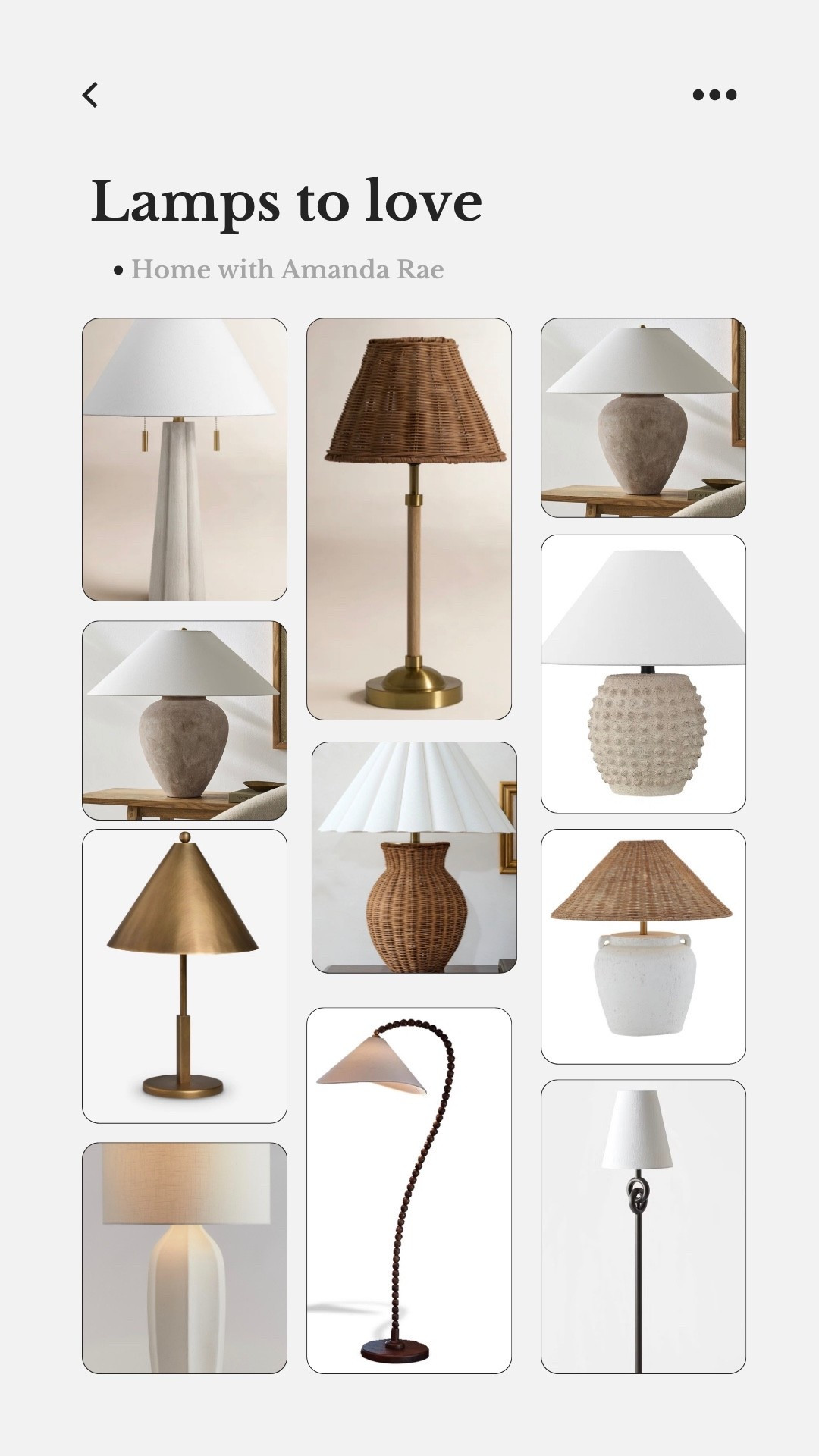 The most gorgeous lamps for your home 

#LTKHome