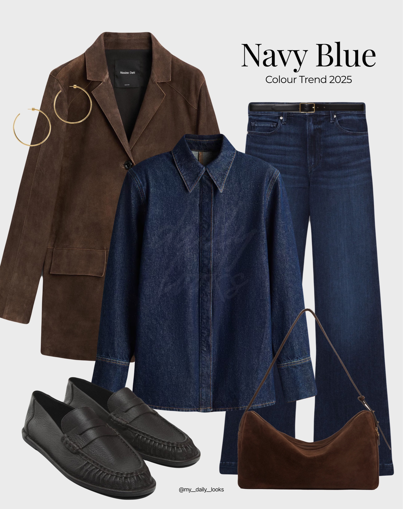 Navy blue + chocolate brown colour combination for your winter/pre-spring looks. 

Check out more styling ideas in my profile. 

Tags: navy blue, deep blue, azul marino, winter style, pre-spring, winter style, winter outfit, spring outfit, winter fashion, spring fashion, easy styling, simple everyday look, chic & basic outfit, Parisian look, casual outfit, capsule wardrobe, office look, brunch style, high street.


#LTKwinter #LTKstyletip #LTKshoes