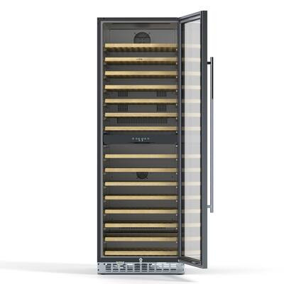 Koolmore - 23 in. Dual Zone, Full Glass Door, Wine Cooler Refrigerator, Freestanding or Built-In ... | Best Buy U.S.